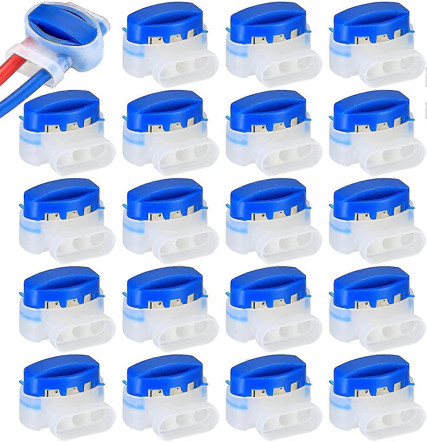 30 Pieces Robot Mower Cable Connectors, Robot Perimeter Cable Connectors