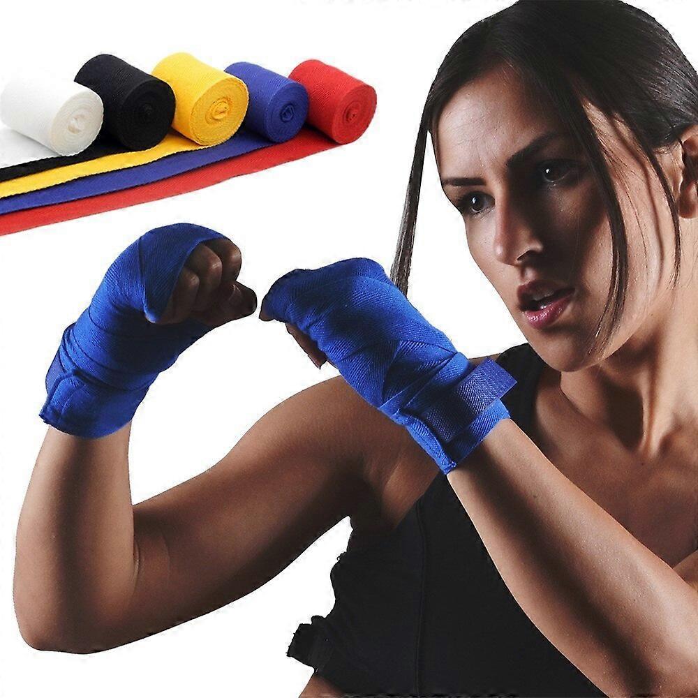 2PCS Cotton Boxing Bandage Support Length Width 5cm for