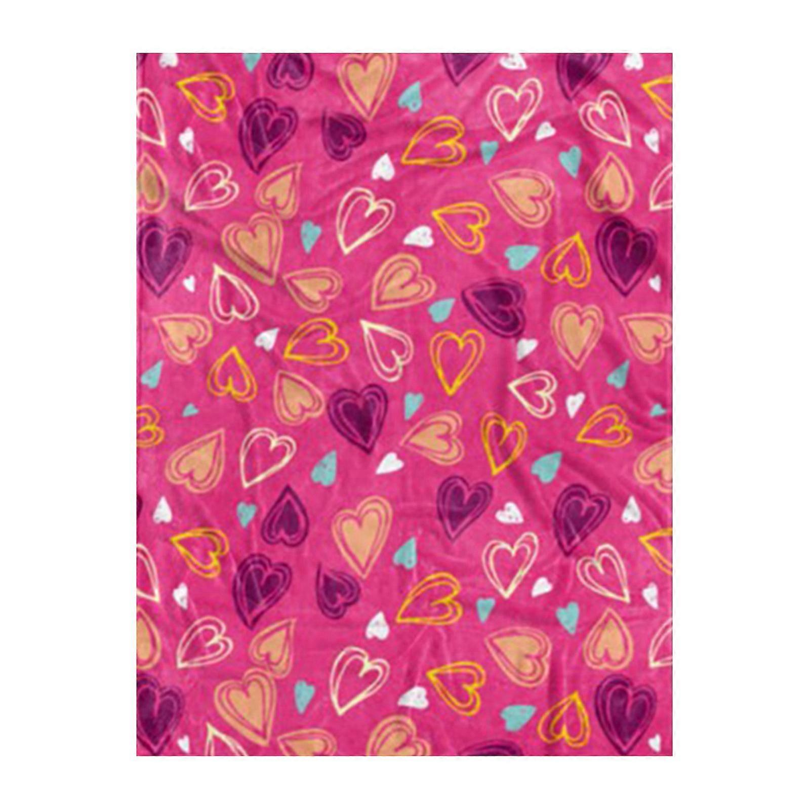 Soft Blankets Valentine's Day Blanket Flannel Decorative Blanket Air Conditioning Blanket Throw
