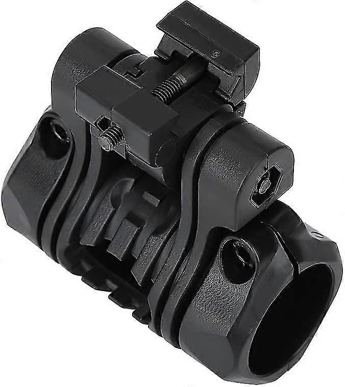 Torch Clip Mounting Plastic Quick Release Flashlight Holder Clip Mounting Kit (black) (1pcs)