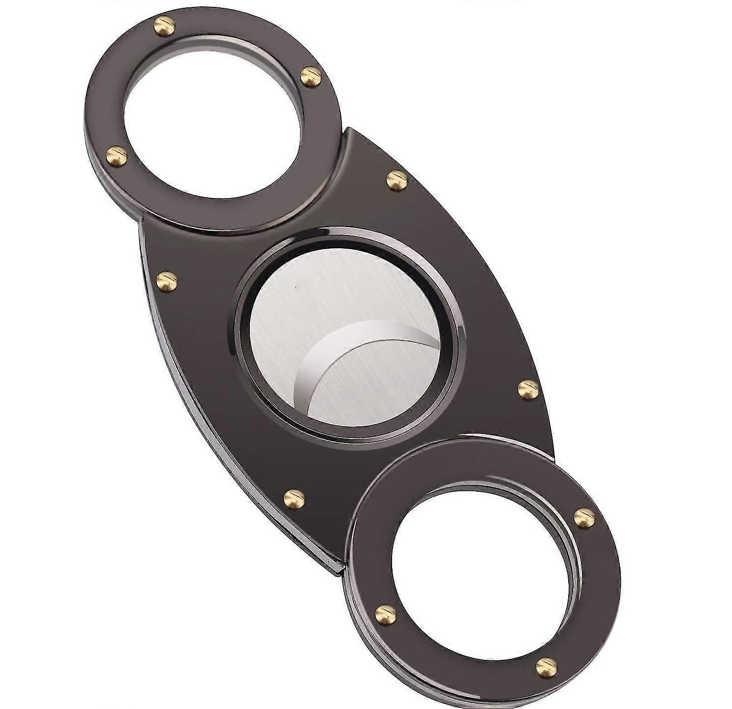 Rustfrit stål mørkebrun farve cigar cutter