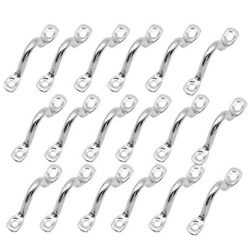 Stainless Eye, 18 Pieces Eye Kayak Deck Boat Top Pad Eye Eye for Kayak Canoe Rigging