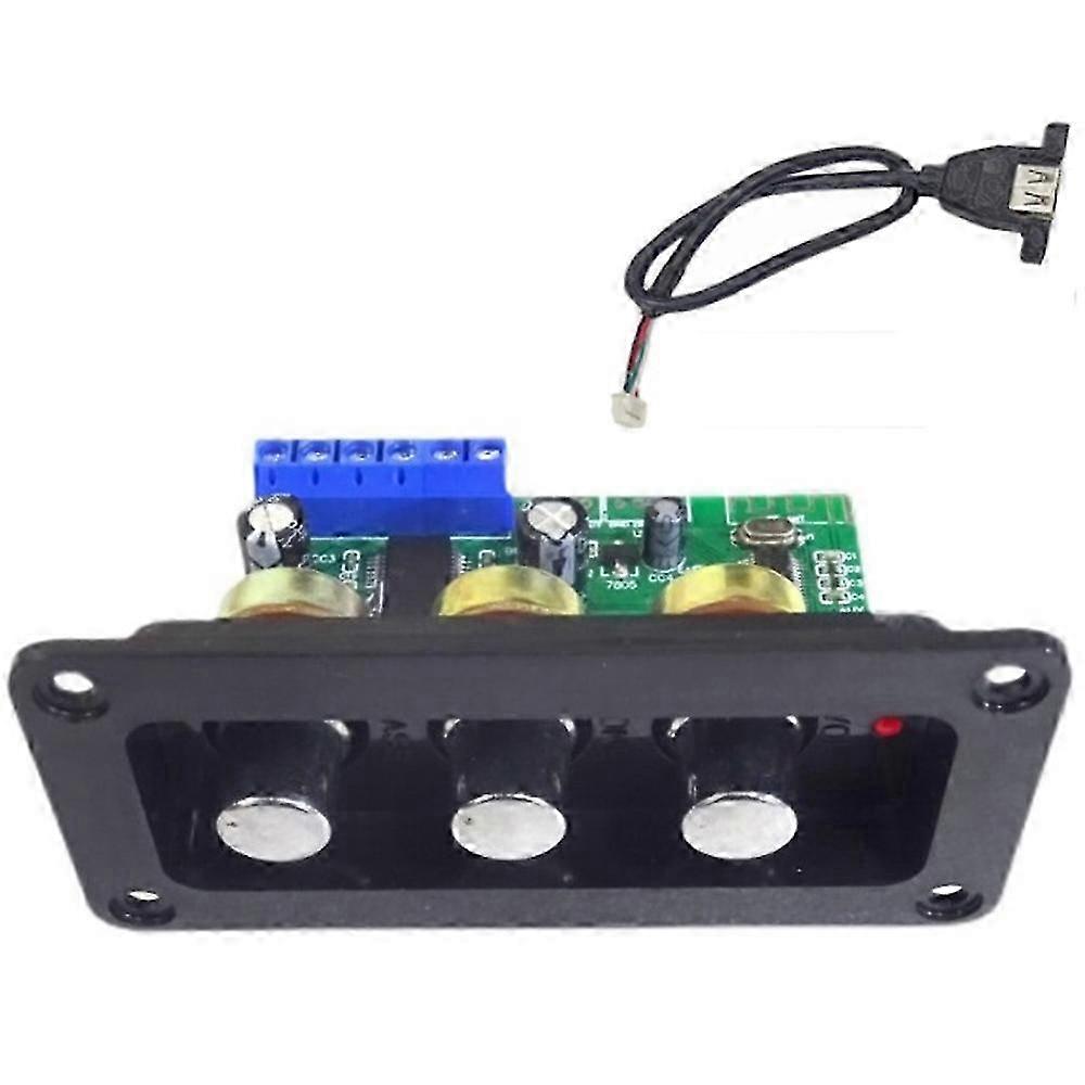 Bluetooth 5.0 Amplifier Power Audio Board 30w Mono Stage Power Amplifier Board, U Disk Decoder, Wit