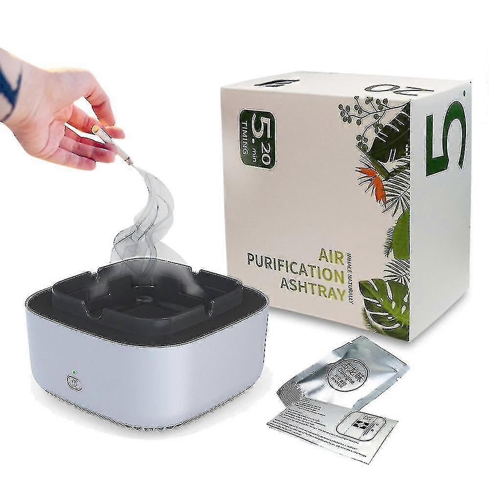 Multipurpose Ashtray With Air Purifier Function For Filtering Second-hand Smoke From Cigarettes Remo