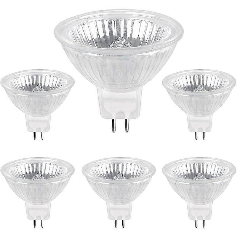 Halogen bulb GU5.3 50W 12V, dimmable, pack of 6