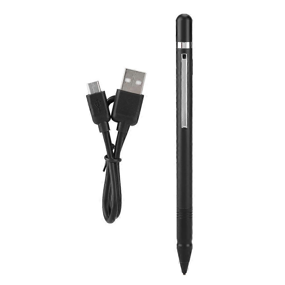 Black Active Capacitive Pen Fine Tip Touch Screen Stylus For Android/IOS/Windows
