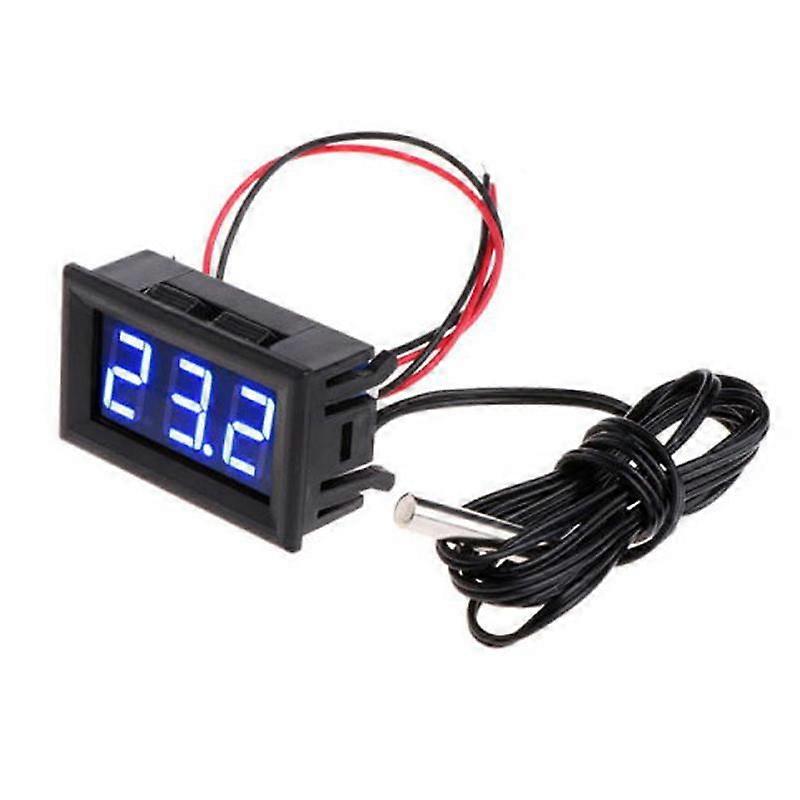 Practical Three Color Type Digital Tube Display 12V Embedded Digital Thermometer