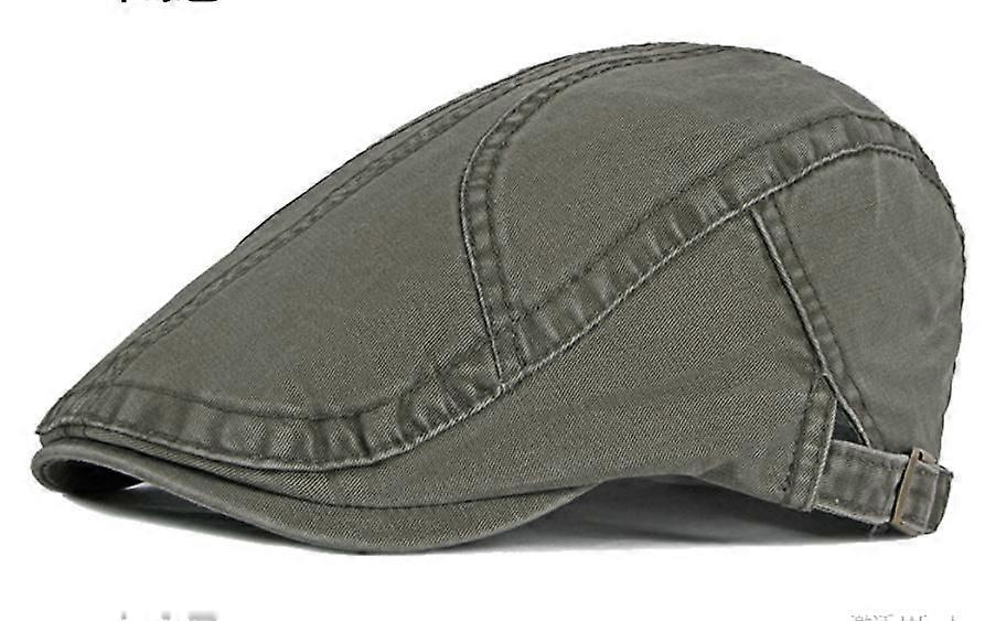 Män Kvinna Casual Basker Cap Peaked Flat Cap Basker Hattar