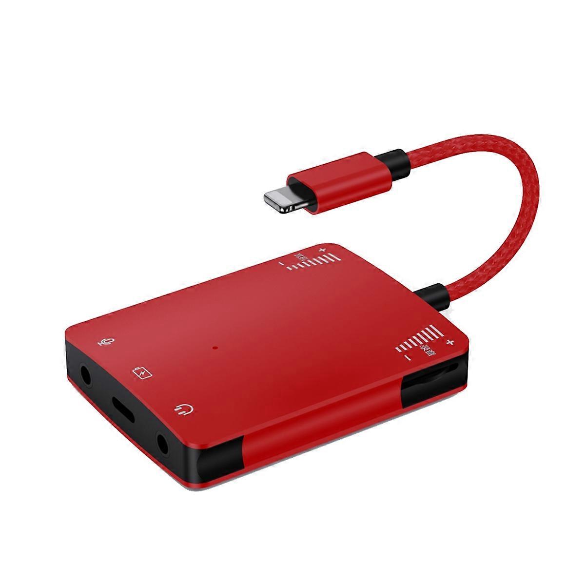 Audio Interface Adapter Fast Transmission Stable Compact Size Plug-and-Play External Sound Card Liv