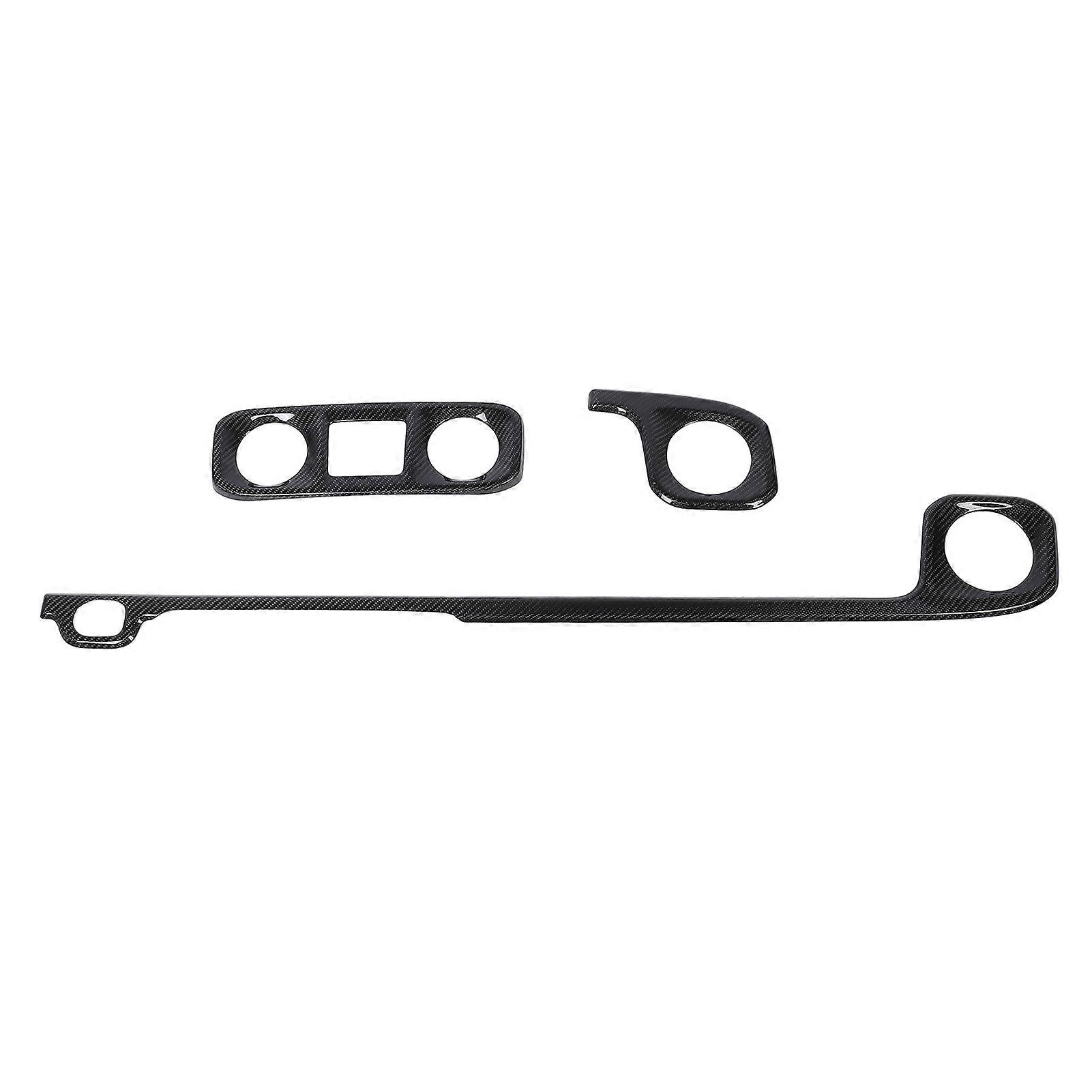Dashboard cover for G-Class W643 W644 2019-2024, 3Pcs carbon fiber trim