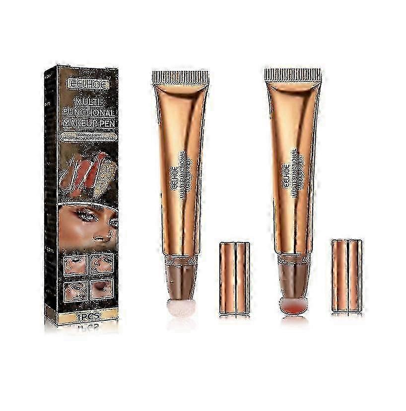 متعدد الوظائف ماكياج القلم الوجه كفاف الجمال عصا عالية الضوء إصلاح أحمر الخدود متعدد الأغراض ماكياج PE