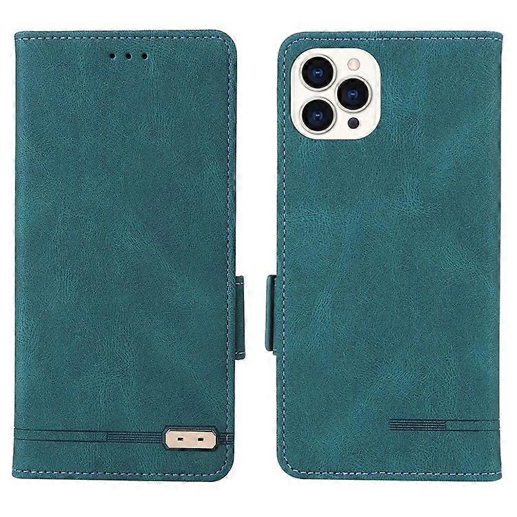 Compatible For iPhone 16 Pro Max Case Leather Folio Stand Phone Cover Hardware Decor