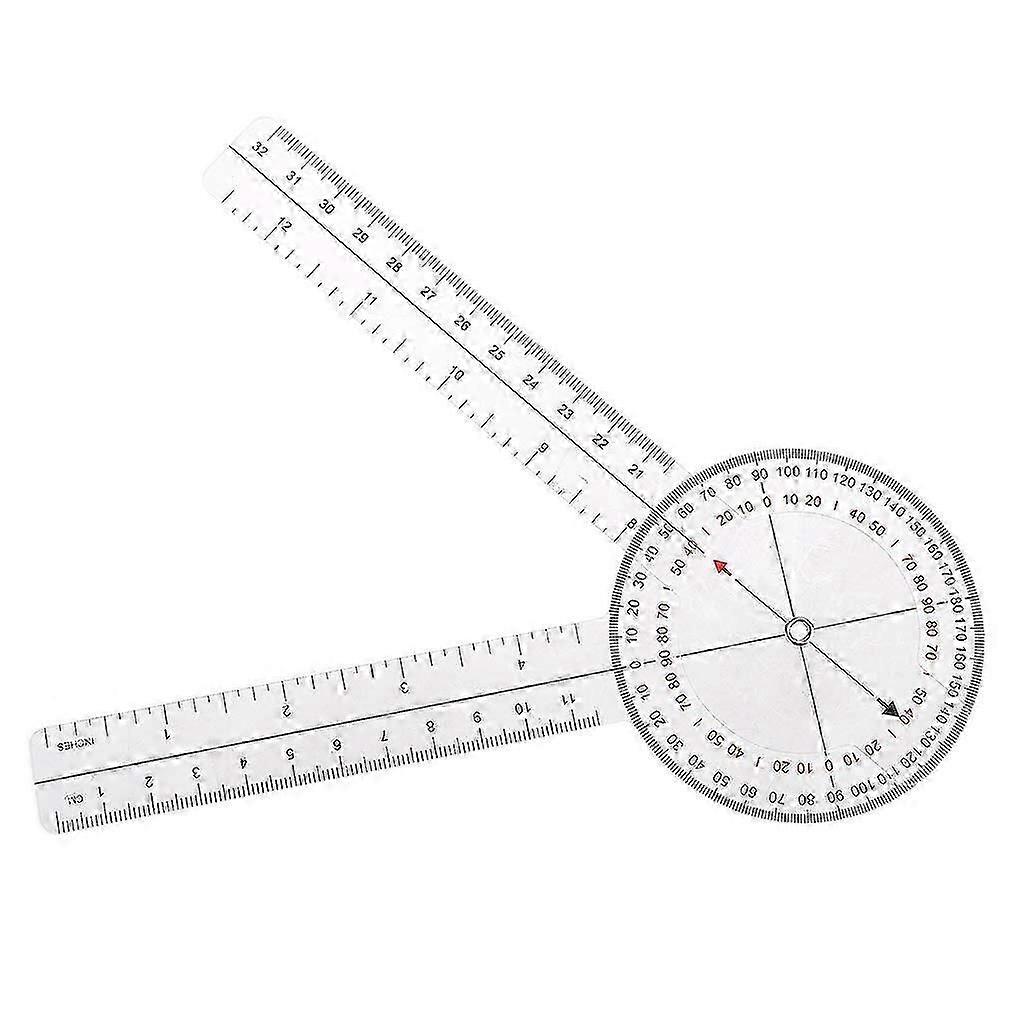 Goniometer Protractor, 360 Angle Measuring Tool