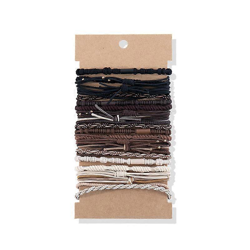 INF Boho Flätade Hårband 24-pack