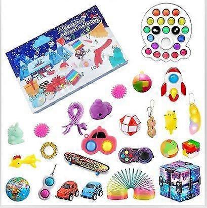 TG18354C1# Christmas Advent Calendar Gifts Box Decompression Toy Set Xmas Advent Calendar