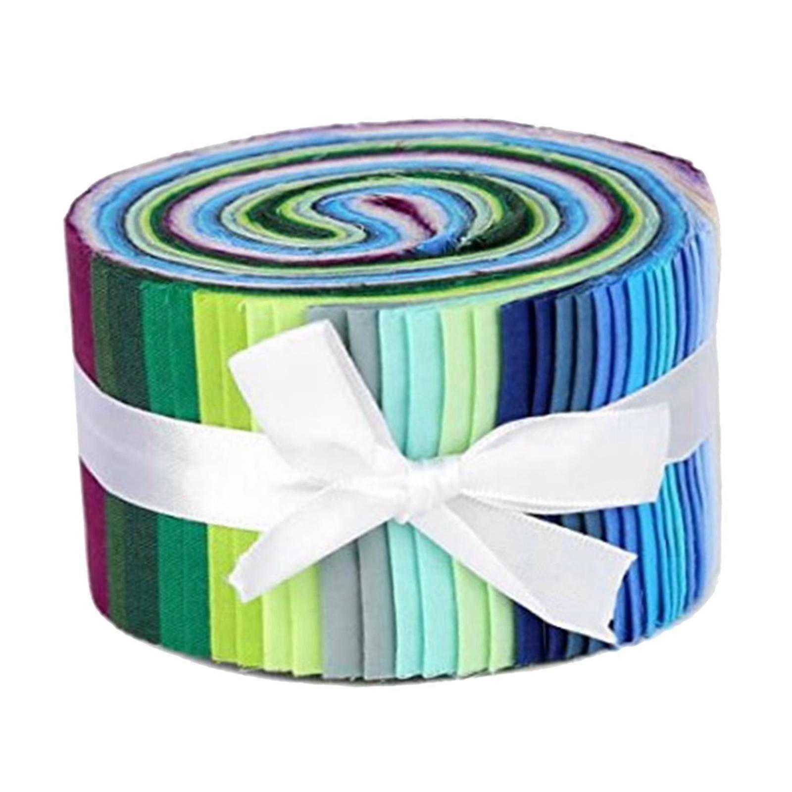 Jelly Rolls Strip Quilting Fabric 2.5inch with Colorful Assorted Patterns