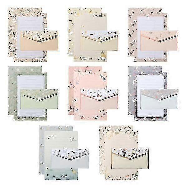 Letter paper writing paper 48 pcs with envelope 24 pcs