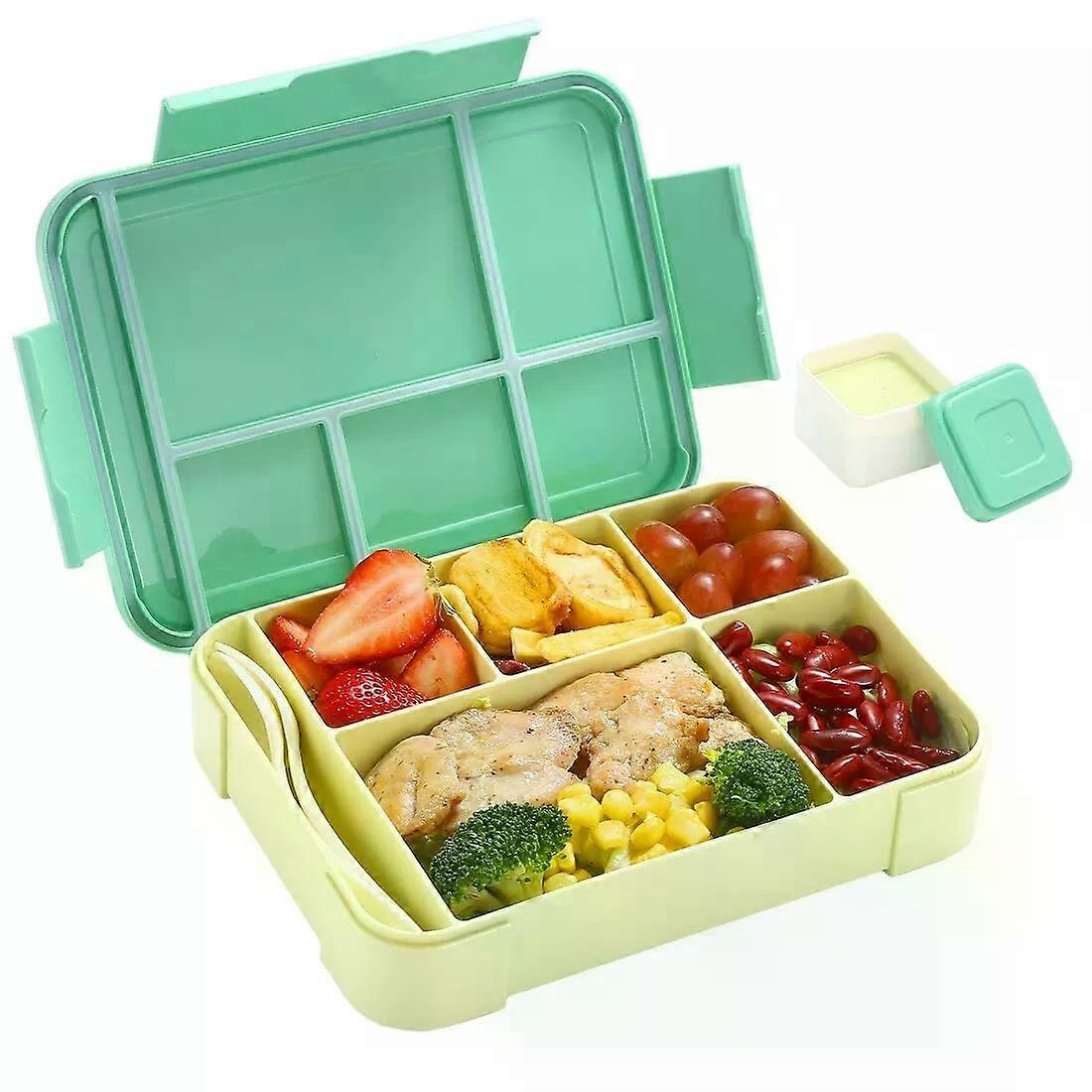 Children's lunch box with compartments BPA free bento box lunch box snack box leak-proof