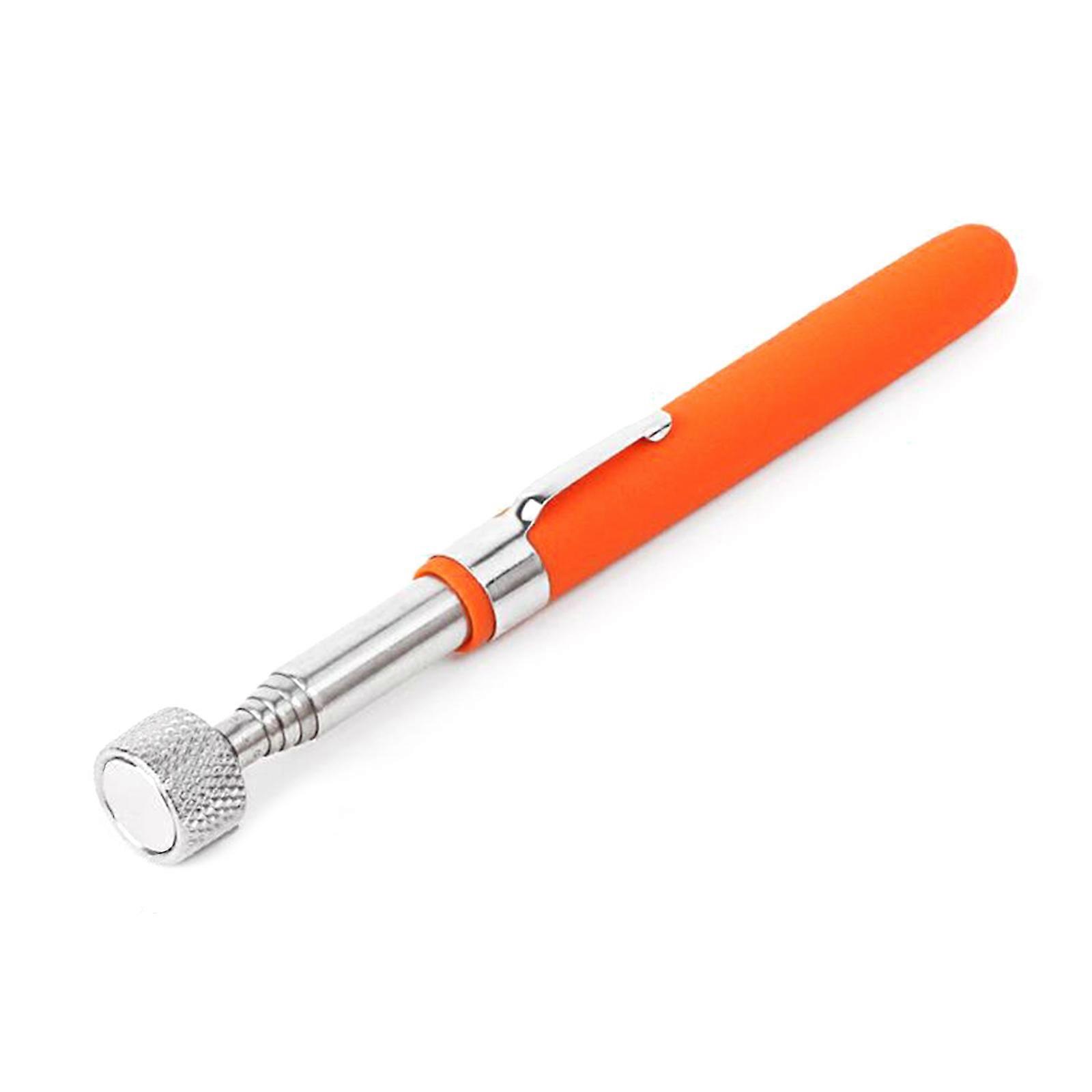 Telescoping Magnetic Pickup Tool Retrieving Telescoping Magnetic Pickup Tool Extendable Magnetic Pick Up Tool Magnetic Stick orange color