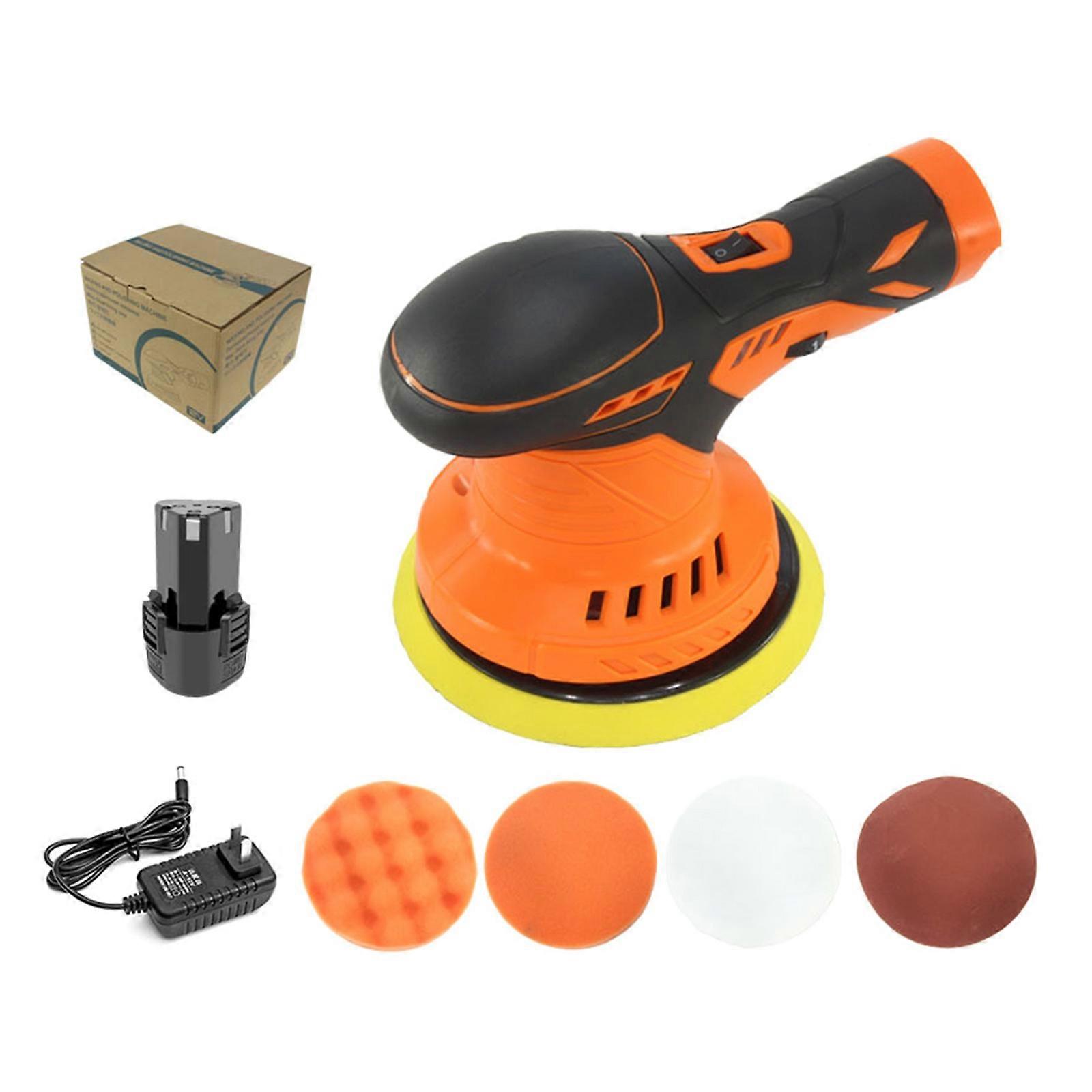 Cordless Car Buffer Polisher Lithium Rechargeable Battery Cordless Polisher with 6 Variable Speed Buffer Polisher