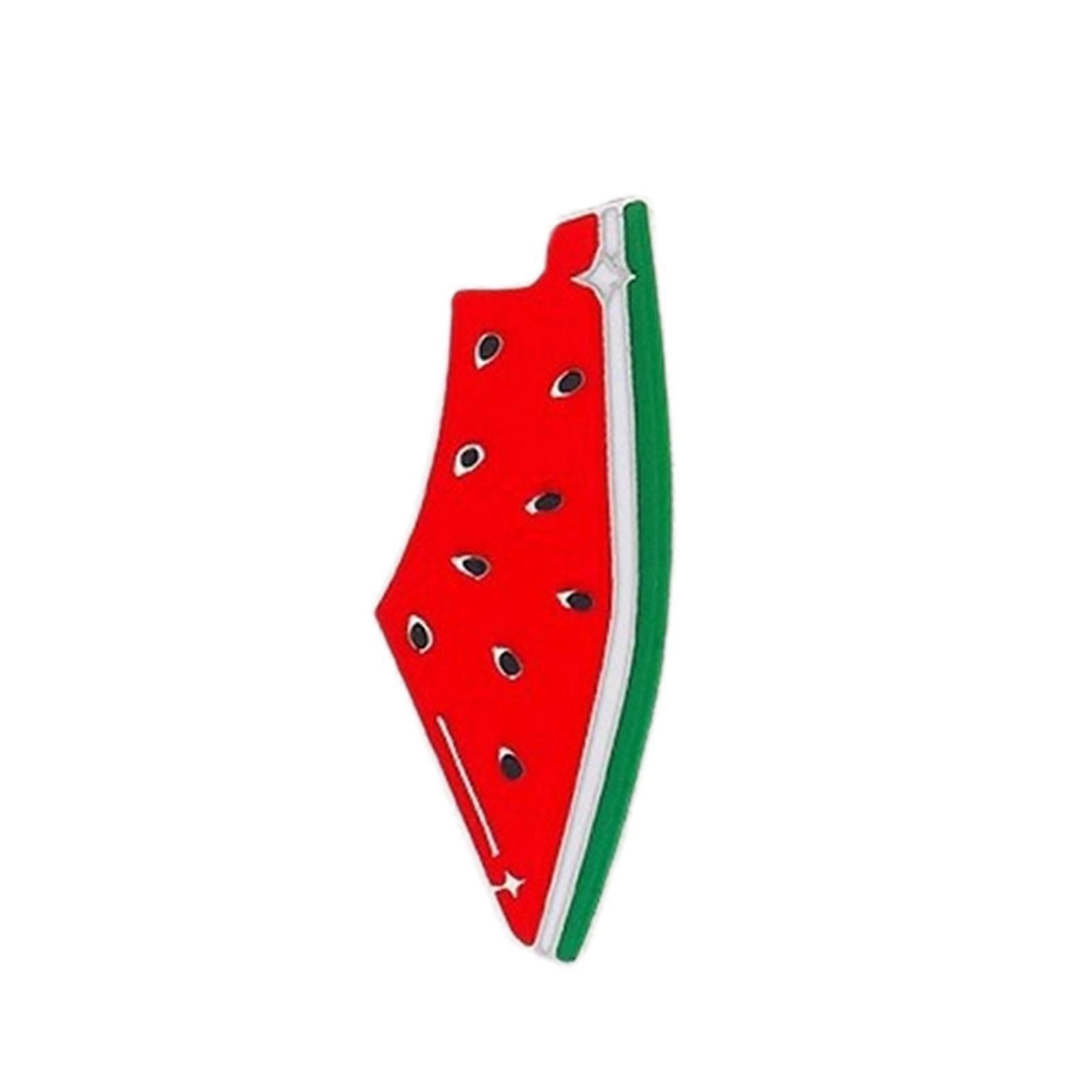 Multifonctionnel pastèque émail épingle robe amélioration accessoire pastèque broche alliage texture cadeau pour un ami