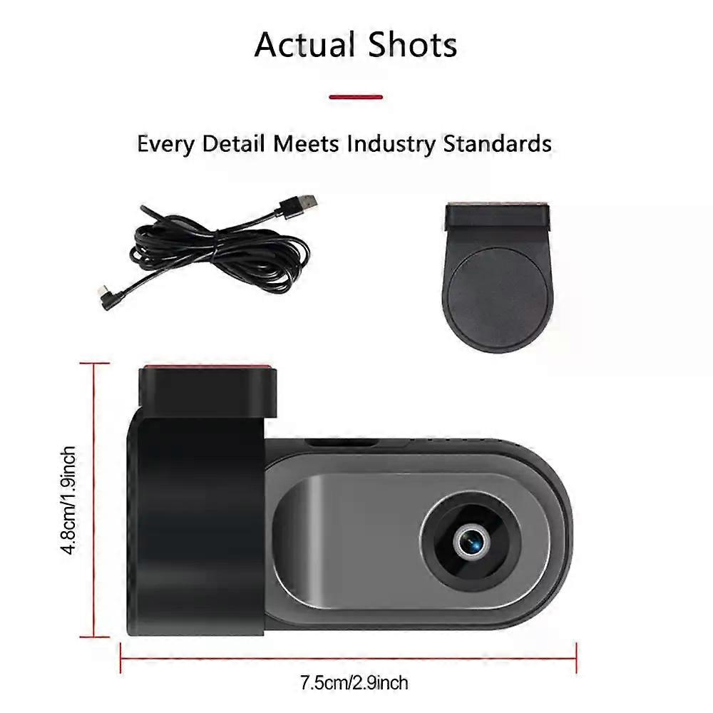 Drive Recorder High-Definition Car Camera Driving Recorder 120-Degree Wide Lens Car Driving Recorder Camera Park Monitor For