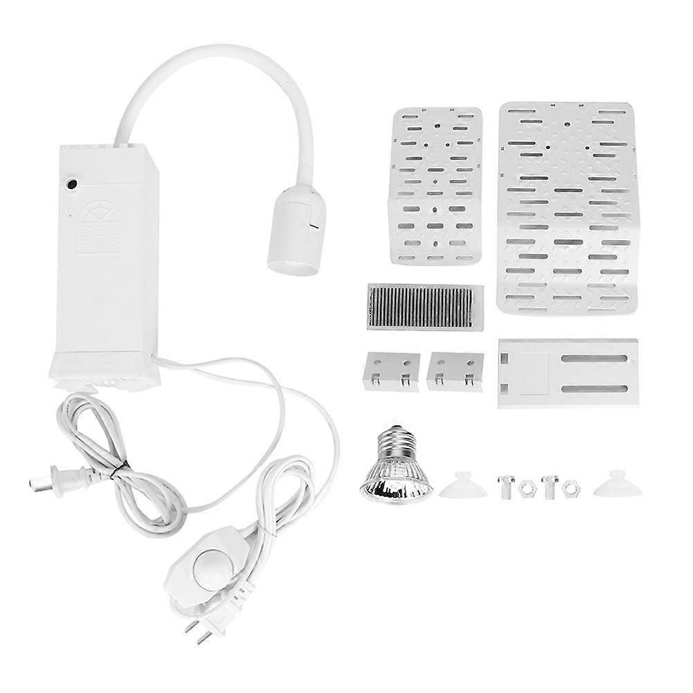 Turtle Floating Dock with Built-in Filter Lamp for 220-250V Aquarium Tanks - CH Plug Compatible Turtle Habitat Accessory