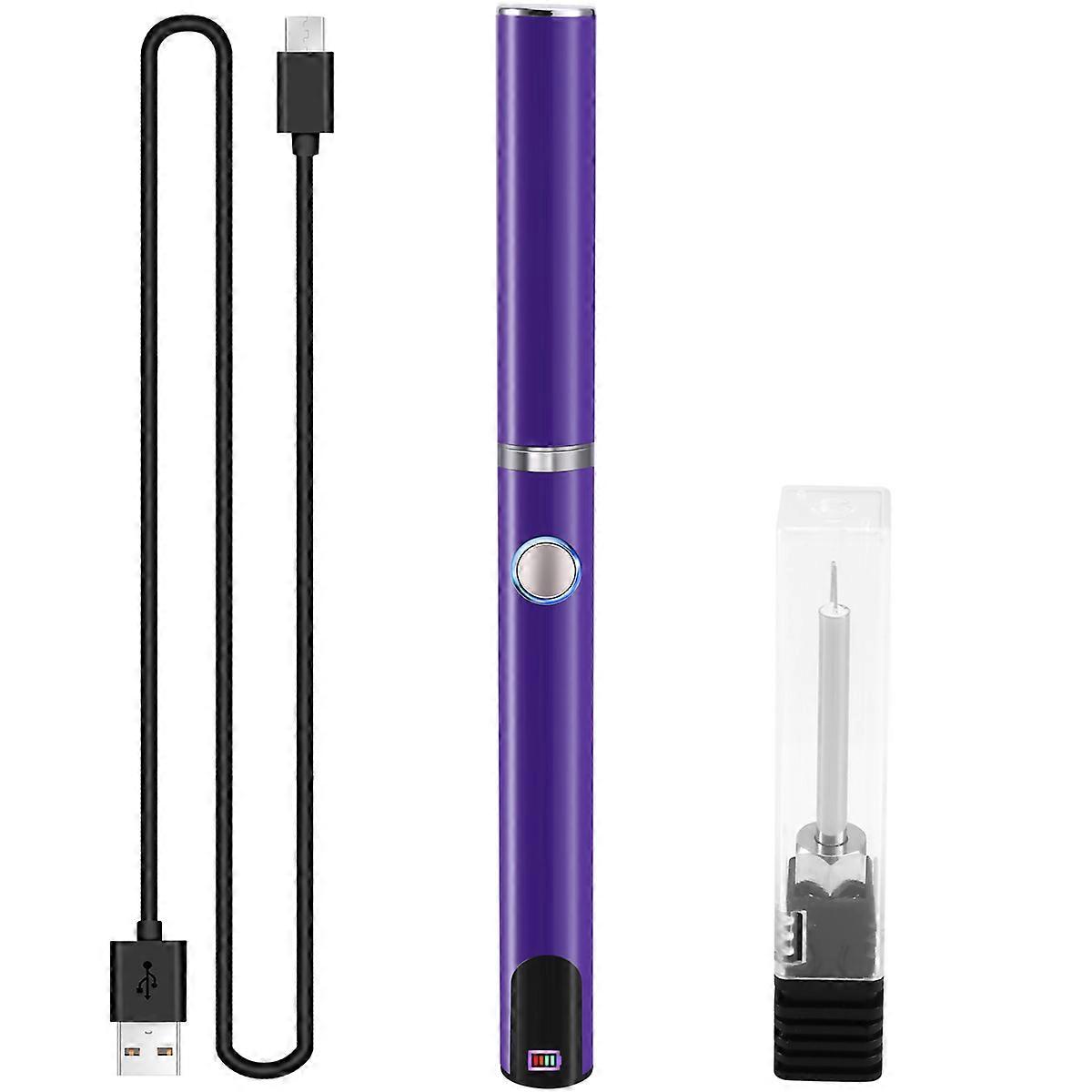 Adjustable 510 Thread Mini Soldering Iron Kit USB Soldering Iron with Cap 3 Gear Voltage Electronic Welding Repair Pen D