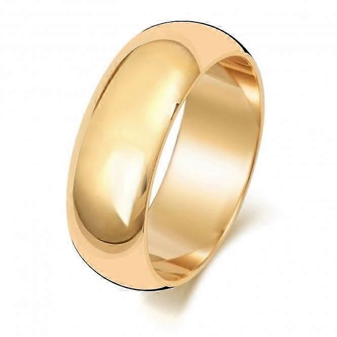 Wedding Ring 18K D Shape 7mm-1.25 Wedding Ring WQ107L