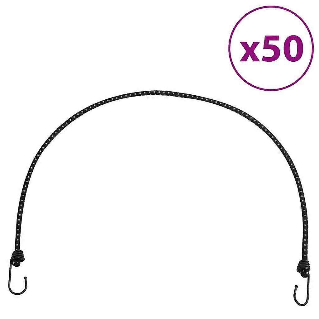 Bungee Cords Reflective with Hook 50 Pcs. 100 cm
