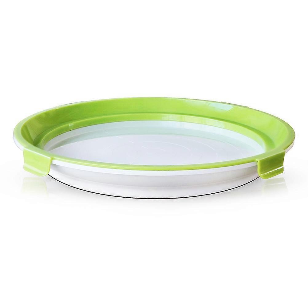 Round Food Preservation Tray Reusable Stackable Food Container Food Sealed Tray