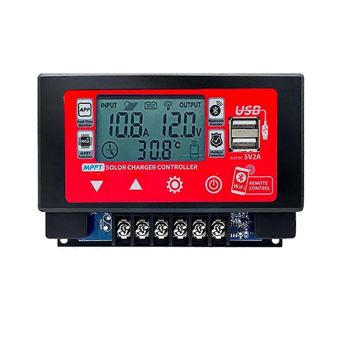 WIFI Bluetooth Solar Charge Controller MPPT Controller 30A