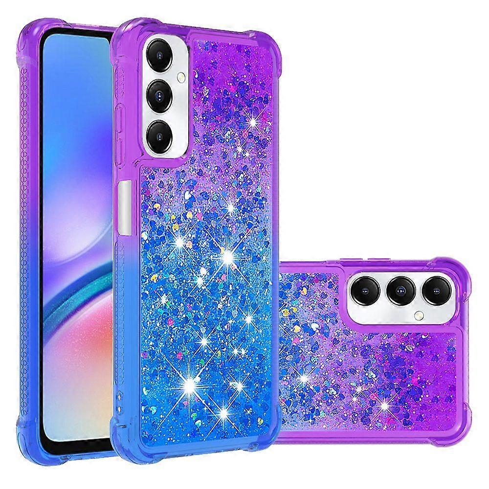 Case for Samsung Galaxy A05S Liquid Glitter Funny Bling Shiny Crystal Flowing Sparkle Moving Cover Clear Bumper Compatible with Samsung Galaxy A05S