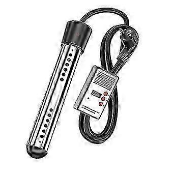 سخان مياه غاطس كهربائي 3000 واط قضيب تسخين سريع لحمام السباحة توقيت ذكي (eu2000w أسود) g20241924424