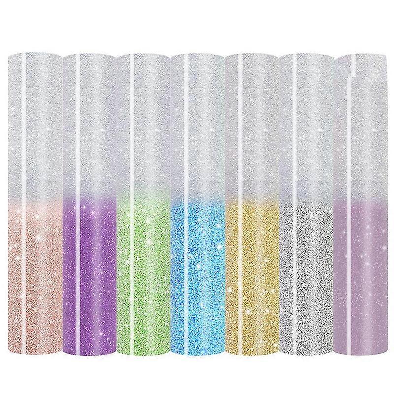 7PCS Farbverschiebung 7 Blatt Flash Farbverschiebung Wärmeübertragungsfolie