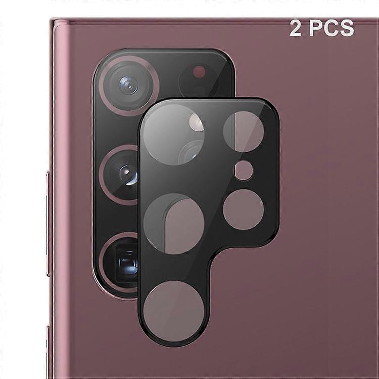 ENKAY HAT PRINCE 2Pcs Compatible For Samsung Galaxy S24 Ultra Camera Lens Protector Tempered Glass Back Camera Protection