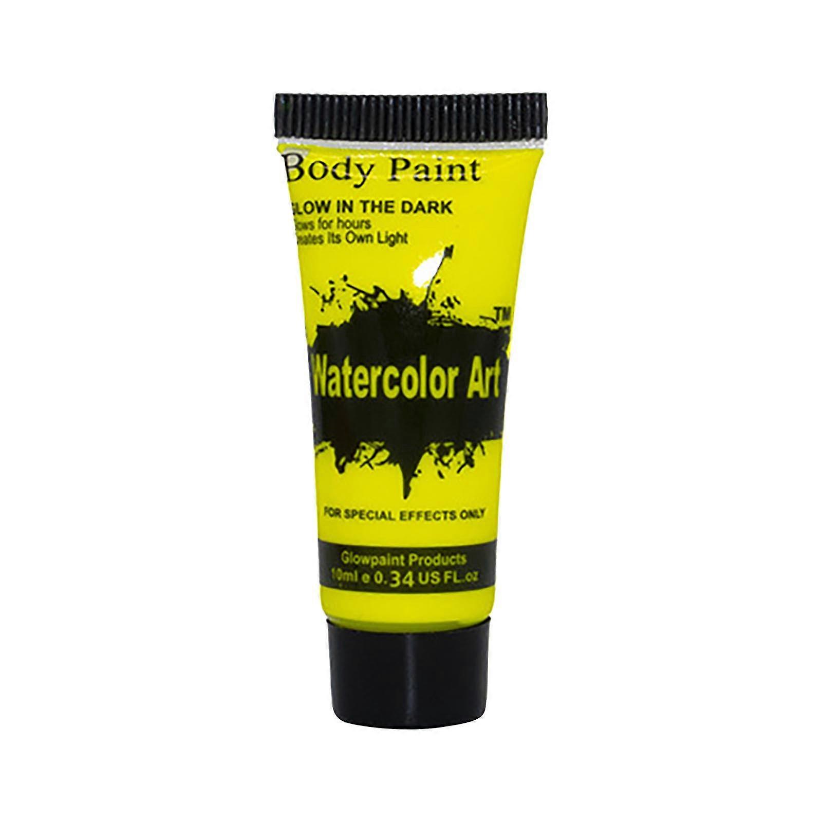 Peinture corporelle Pigment Pâte de peinture festive Tuyau Fluorescent Pâte de peinture corporelle 10ml PU8574