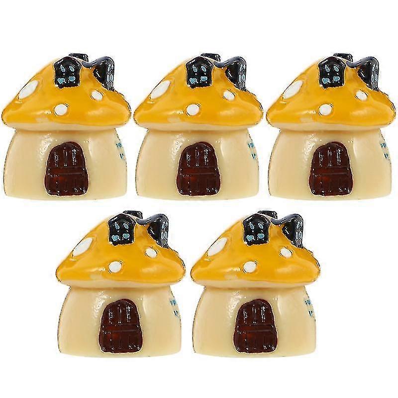 5pcs Cartoon Mushroom Toys