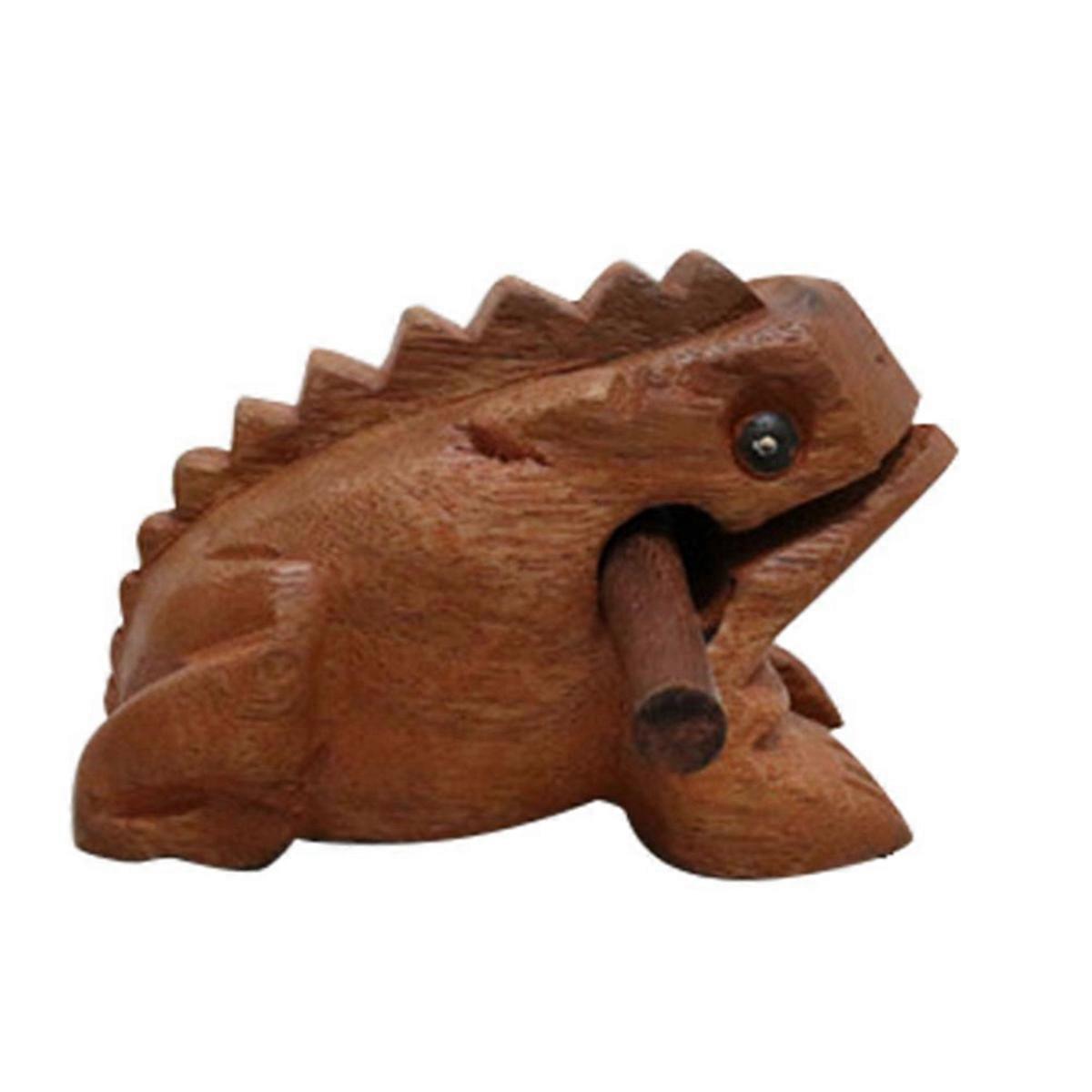 Percussion Musical Sound Wood Frog Tone Block Toys About 12x7x7cm