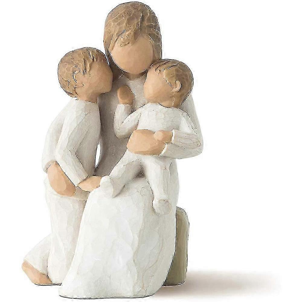 Mutter und Baby geformte handgemalte Figur, Für eine neue Mutter, Geschenk an Tochter Frau Schwiegertochter Frauen