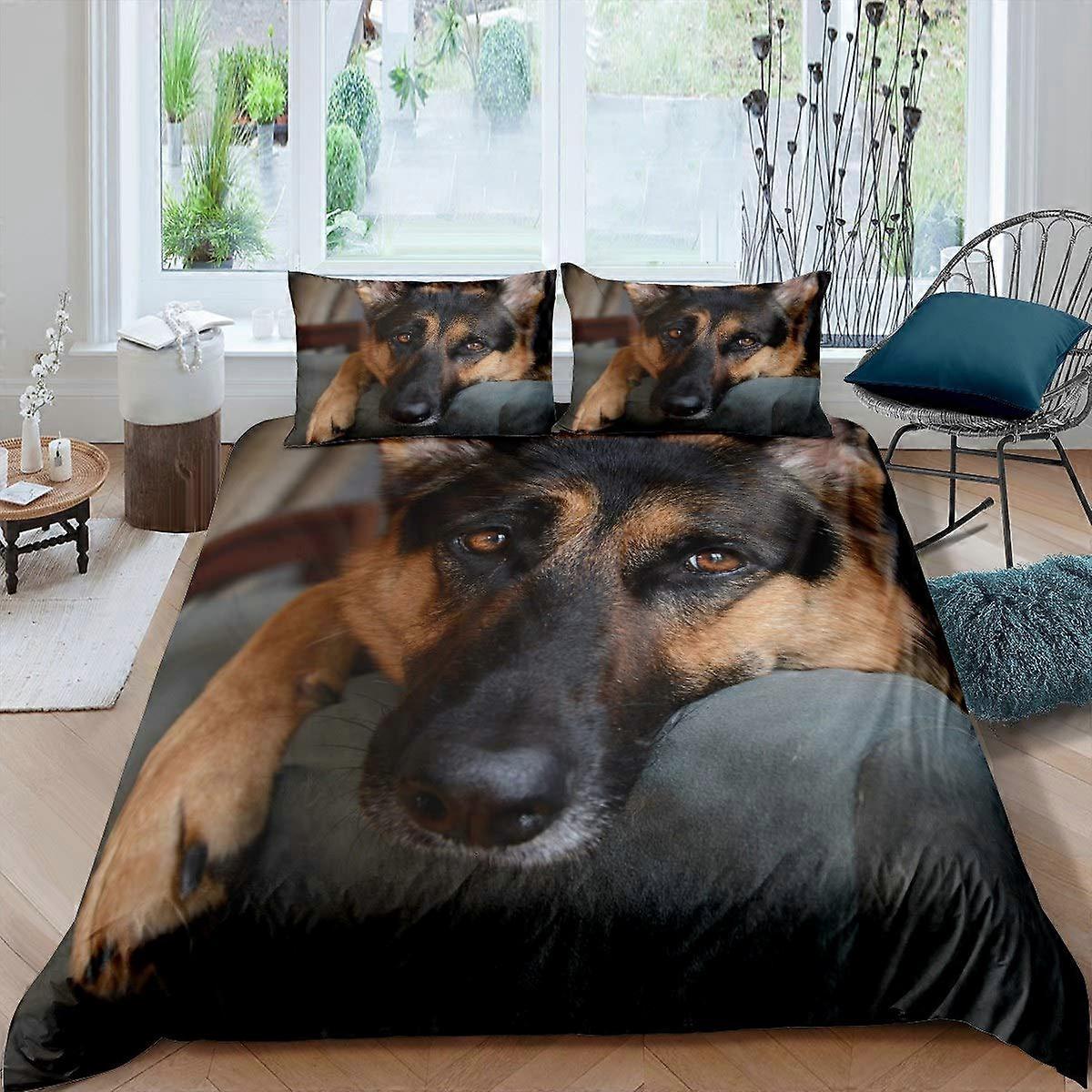 3 Pieces Bedding Set 3D Theme Animal for Kids King Size