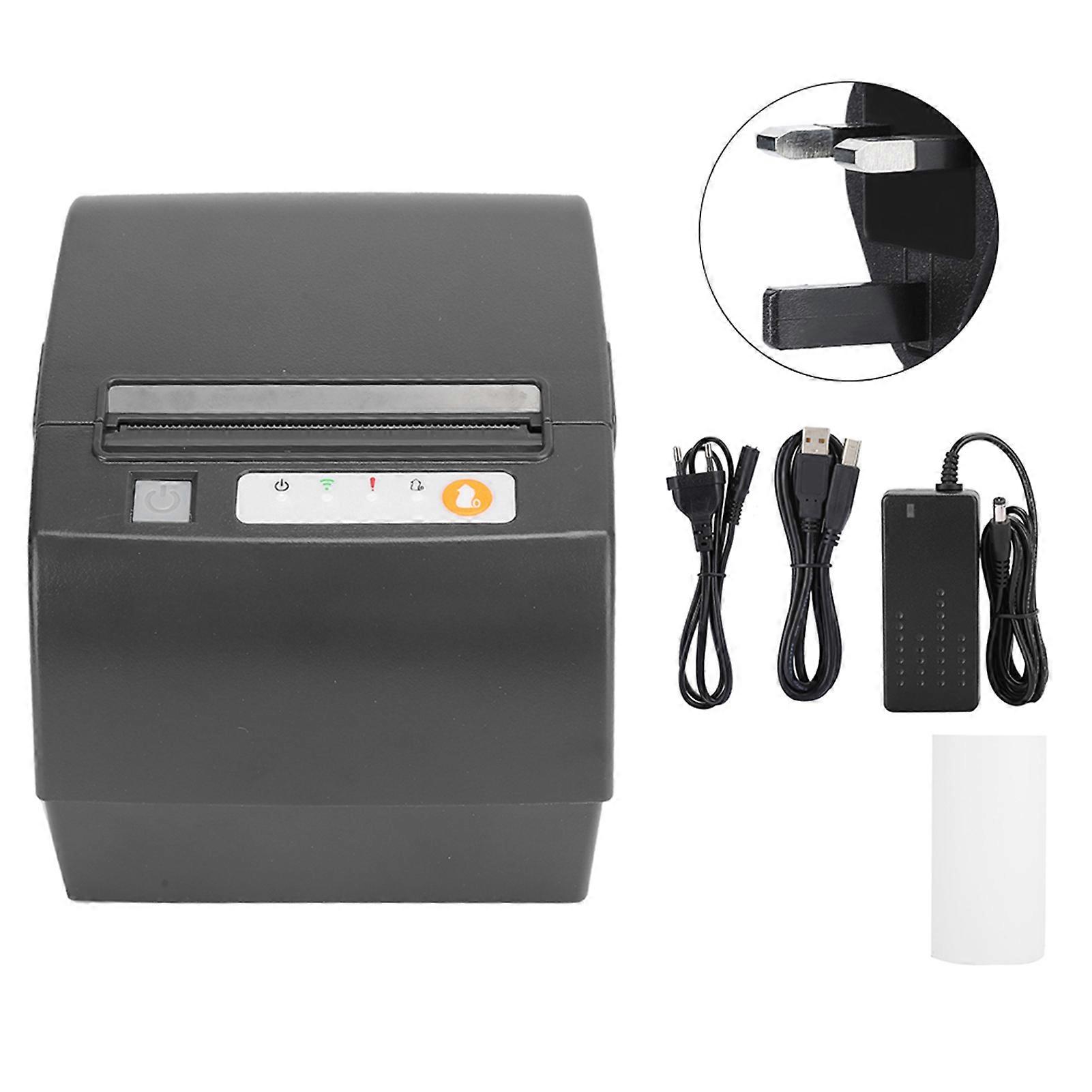 Desktop USB Thermal Printer for Bluetooth Support for Computer Phone 100-240V 80mm