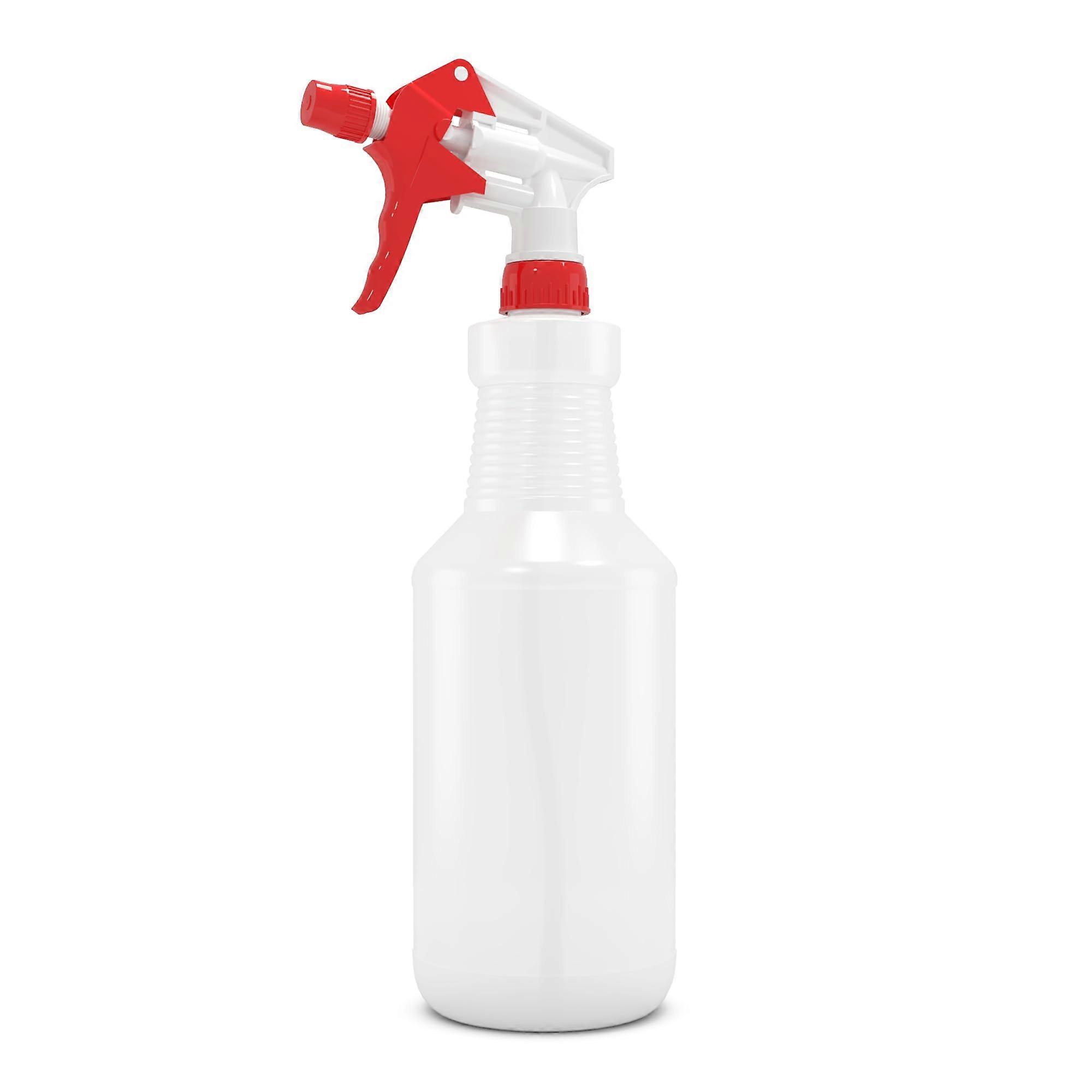 32 Oz Empty Plastic Spray Bottle With Adjustable Nozzle, Chemical Resistant Refillable For Cleaning Solutions