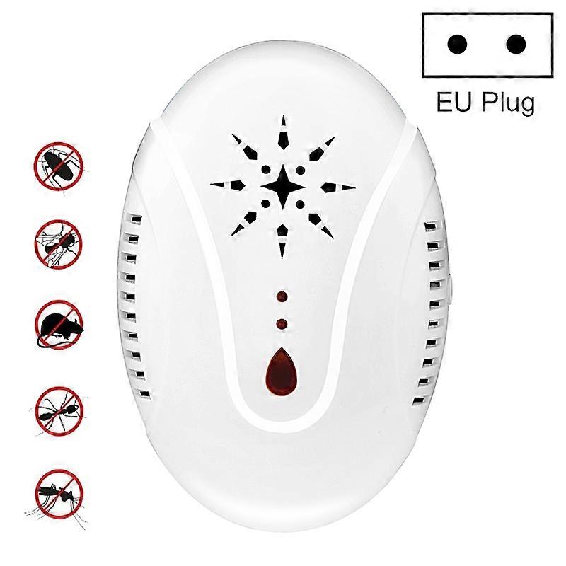 DC-9007 Ultrasonic Mosquito Repellent Portable Insect Repellent, Style:EU Plug