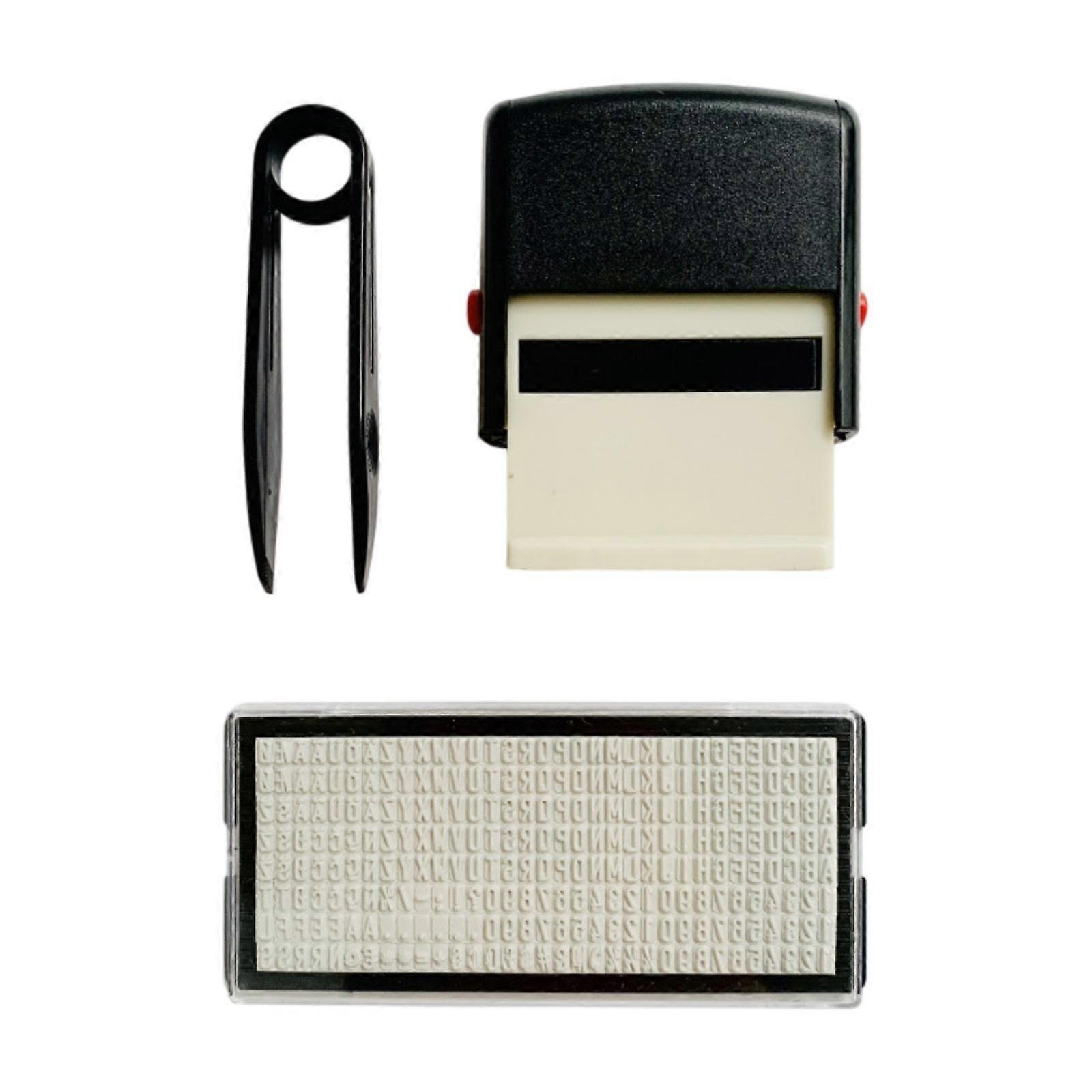 Slot Flip Back Ink Stamp Inking Stamp DIY Custom Number Compact Multipurpose