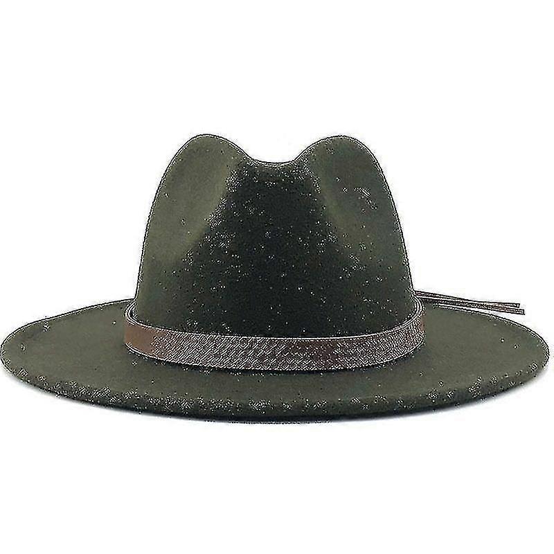 Bred Brem Høst Trilby Caps, Vinter Panama Hatt