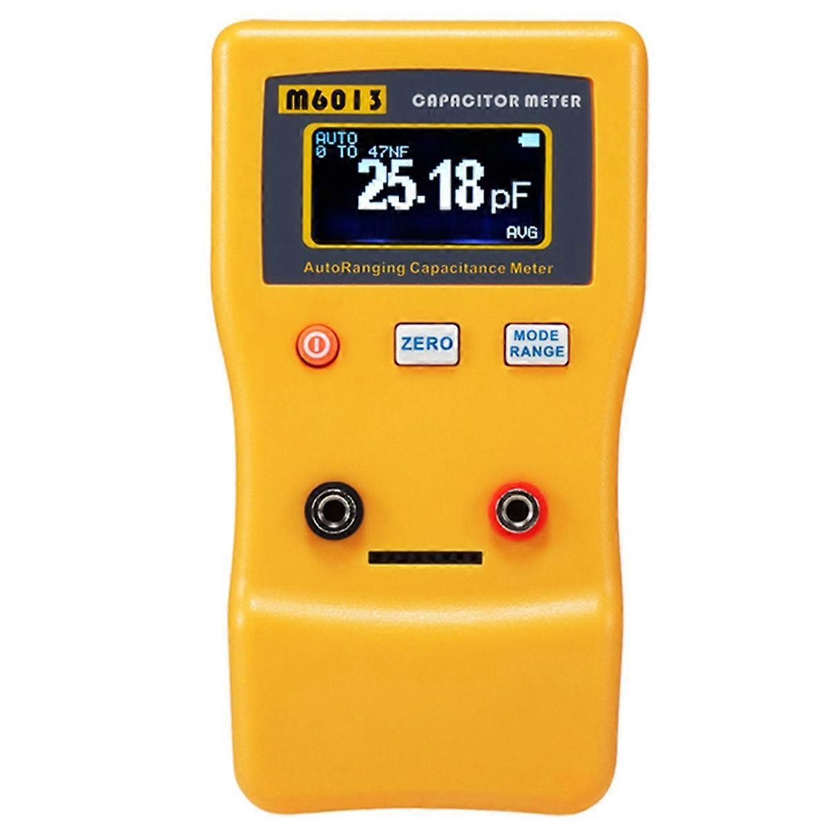M6013 Capacitor Meter 0.01pF - 470mF Professional Measuring Capacitance Resistance Capacimeter Circ
