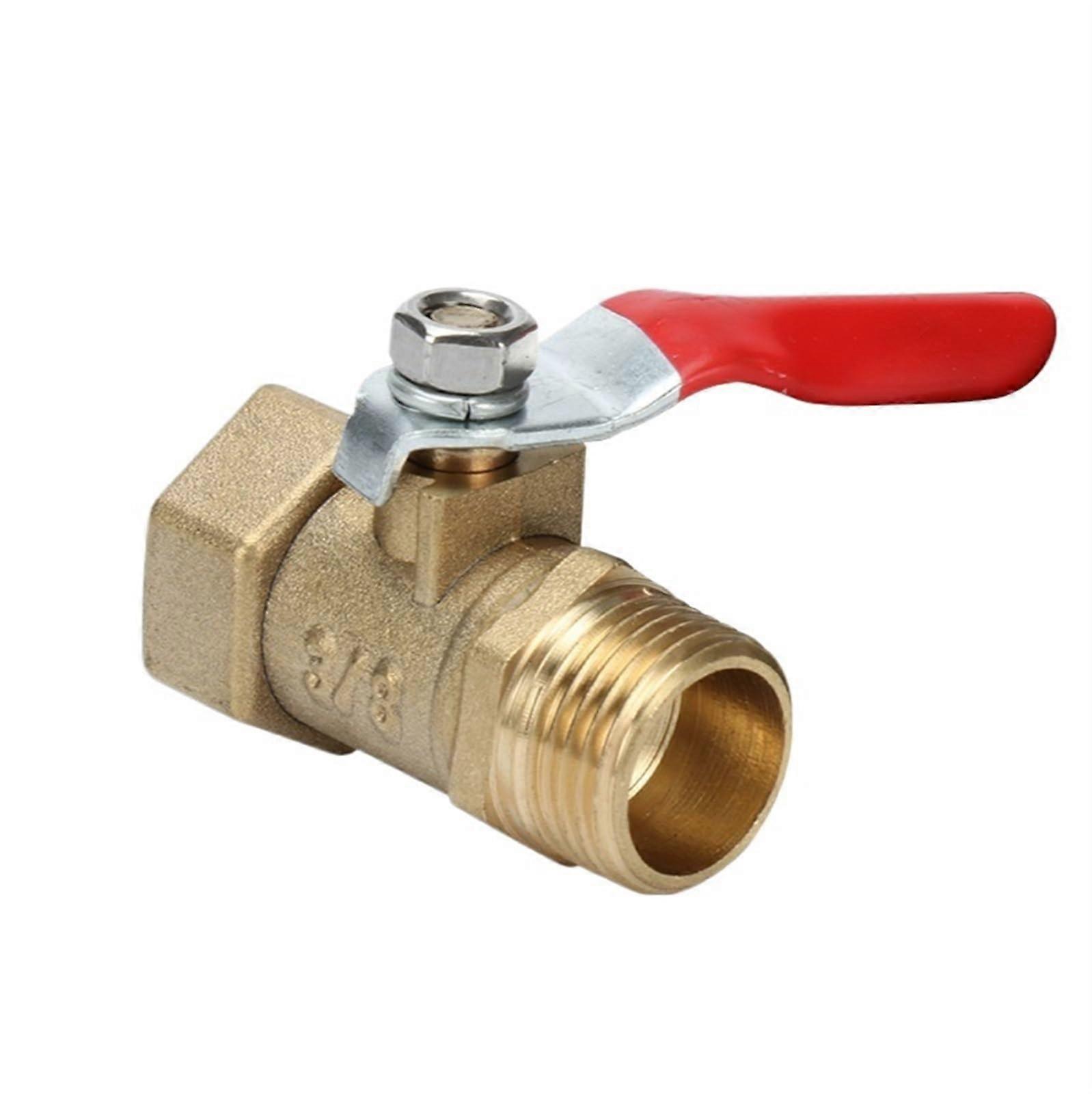 Brass small ball valve 1/8'' 1/4'' 3/8'' 1/2'' Female/Male Thread Brass Valve Connector Joint