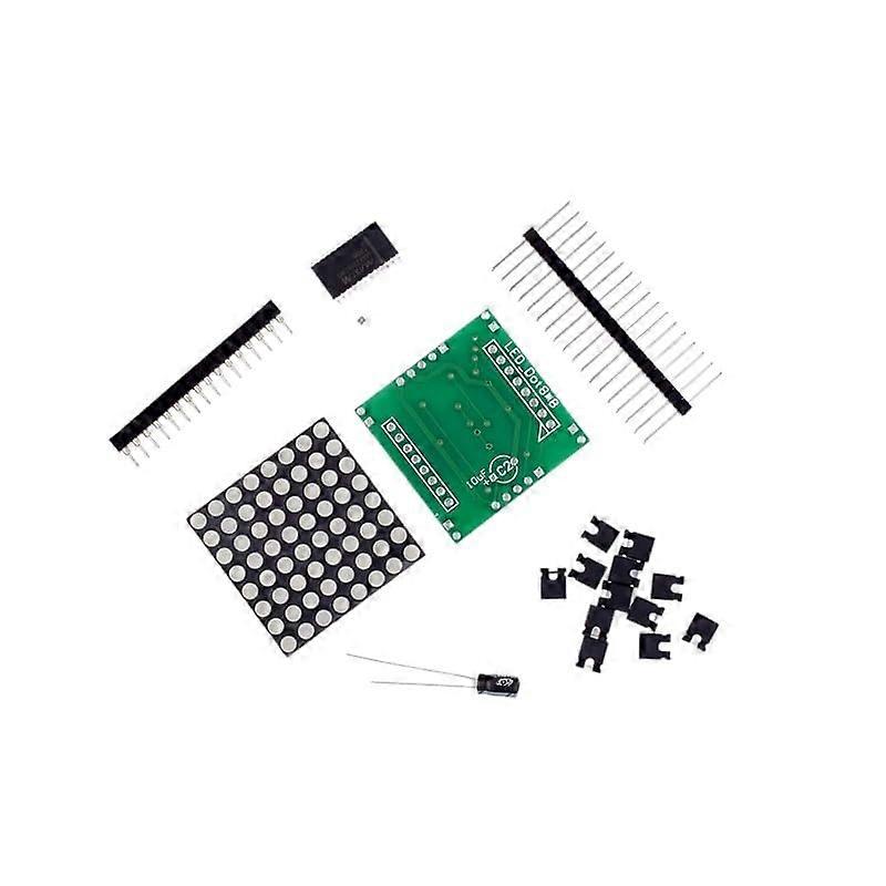 MAX7219 Dot Matrix Display Module DIY Kit Mcu Control High for Reliable Electronic Component, Precision, Stable Performance
