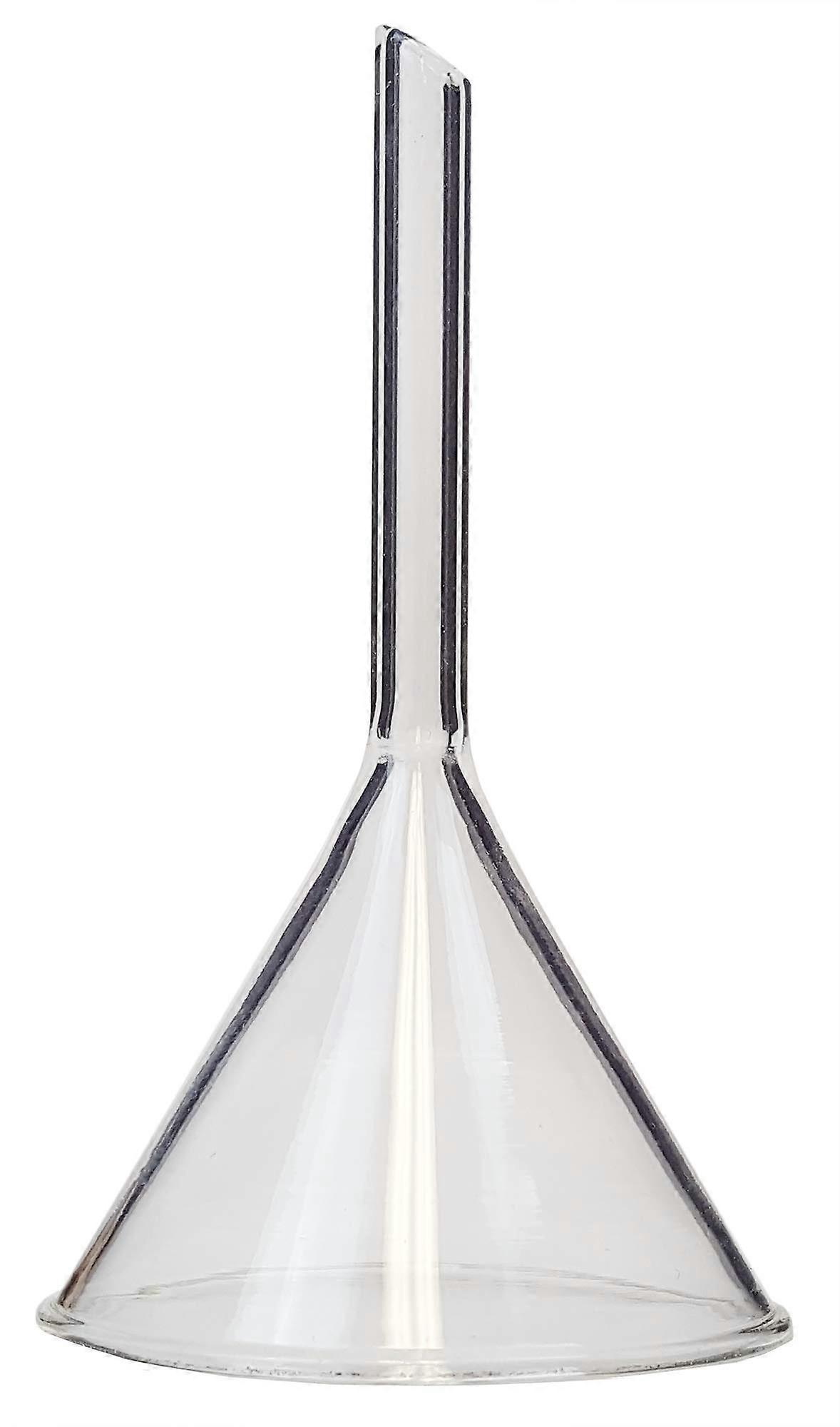 FUNNEL-SS-50-12 Borosilicate Glass Short Stem Funnel 50mm Opening Pack of 12 for Laboratory Use